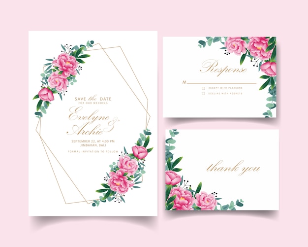 Invitation De Mariage Floral