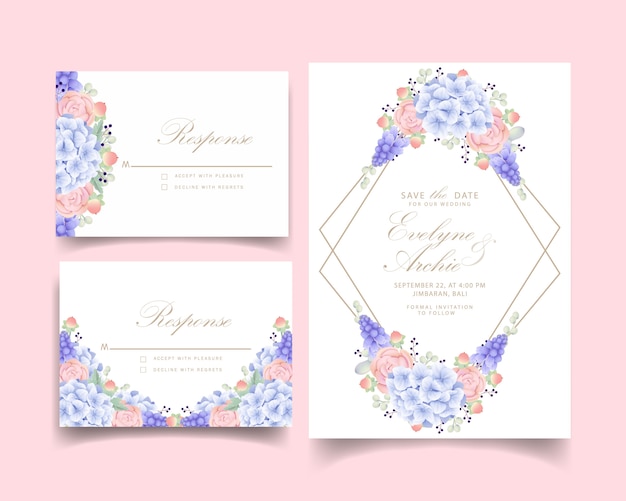 Invitation De Mariage Floral