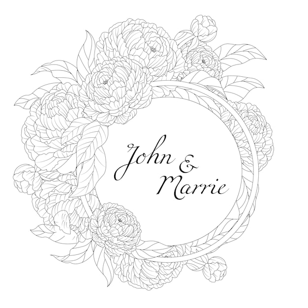 Invitation De Mariage Floral