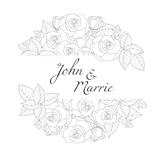 Invitation De Mariage Floral