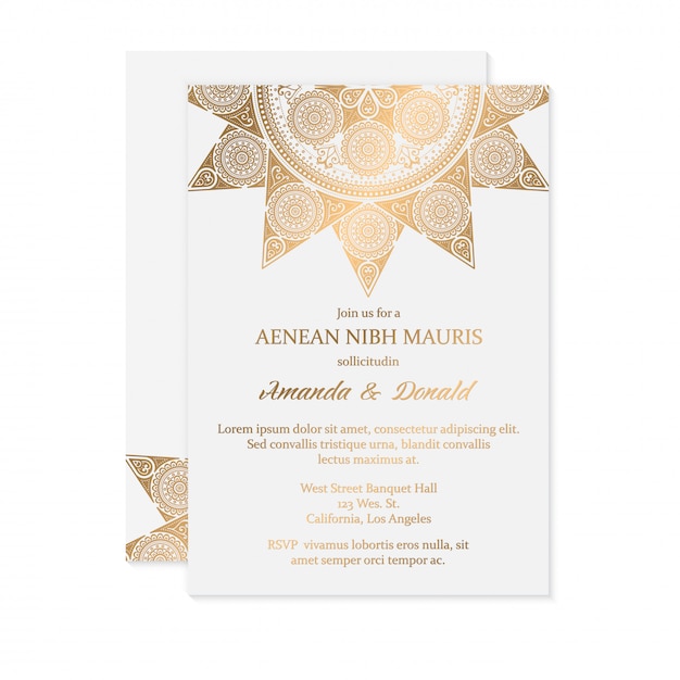 Invitation De Mariage De Luxe