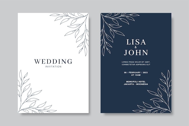 Invitation de mariage