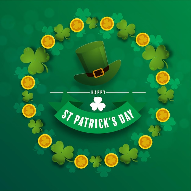 Invitation de la Saint-Patrick à des vacances