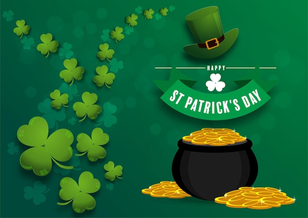 Invitation de la Saint-Patrick à des vacances