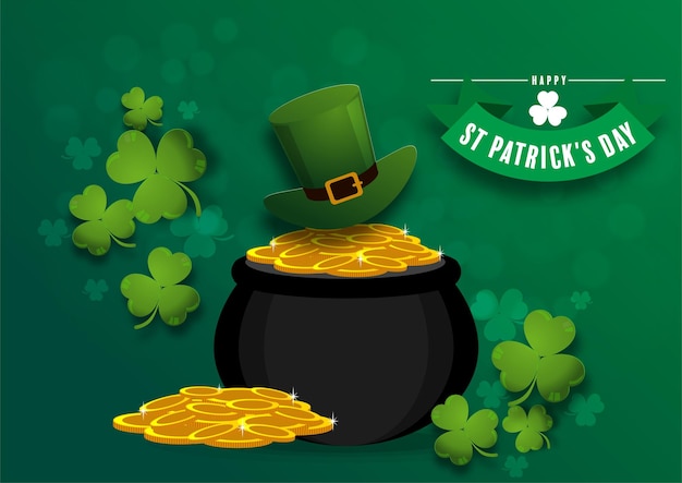 Invitation de la Saint-Patrick à des vacances