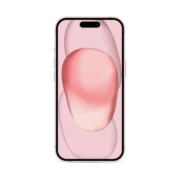 Iphone 15 De Couleur Rose écran Tactile Technologie Mondiale Kiev Ukraine 13 Septembre 2023