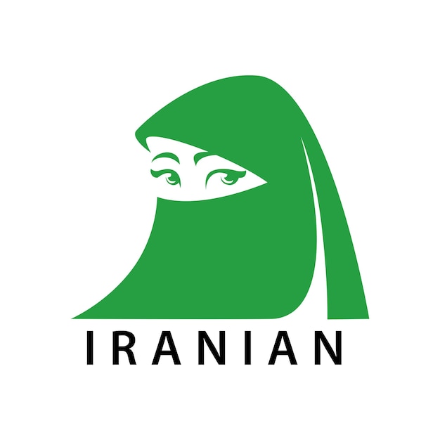 Vecteur l'iran proteste