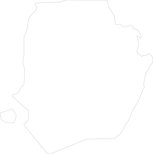 Vecteur isabela, une carte contour des philippines