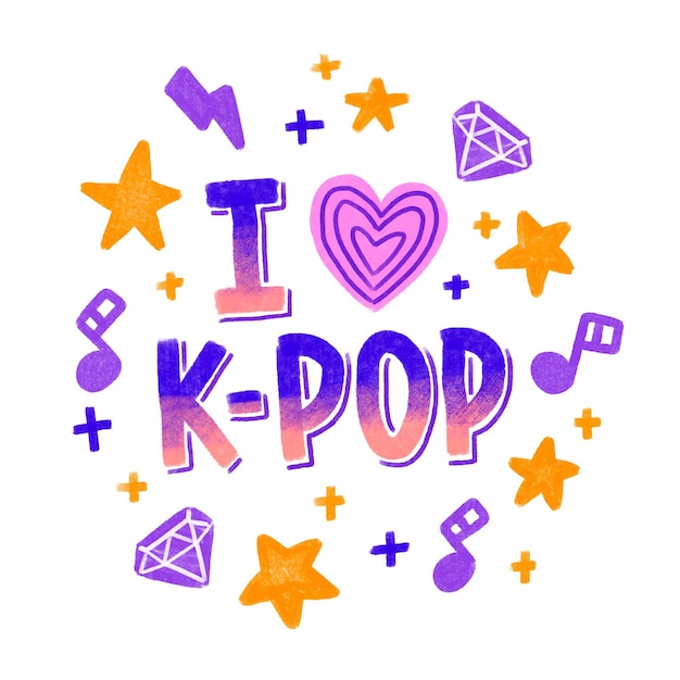 J'adore Le Lettrage K-pop