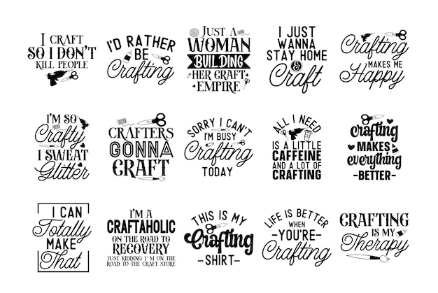 J'aime L'artisanat Svg Bundle