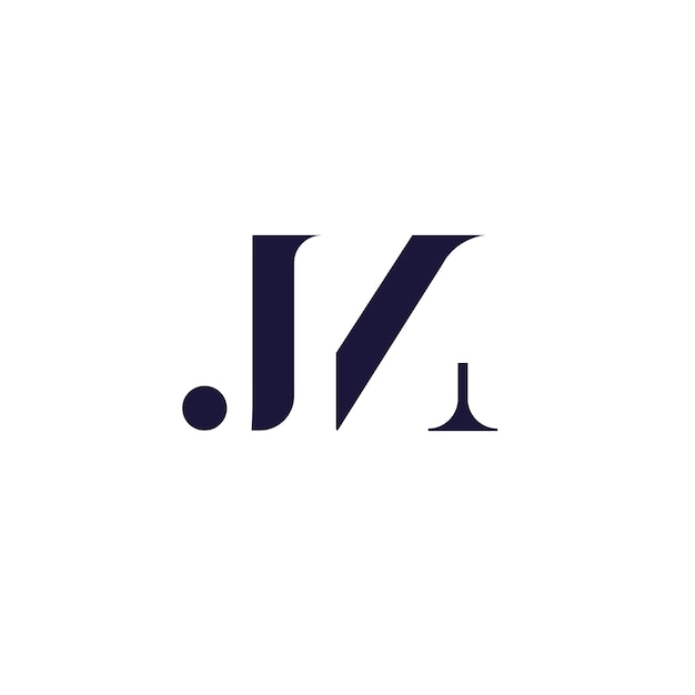 J M Conception du logo du monogramme initial