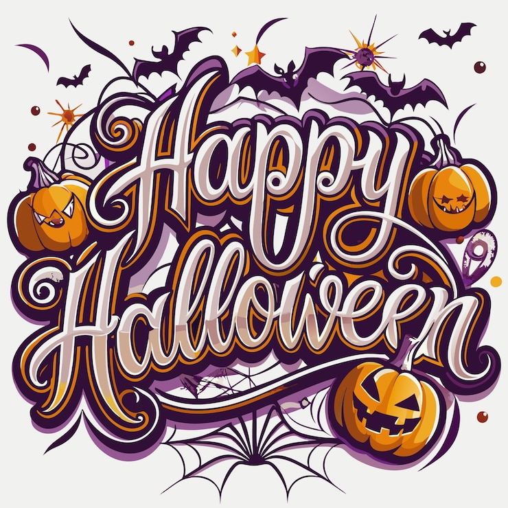 Vecteur je vous souhaite une bonne nuit d'halloween.