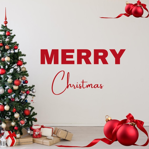 Je vous souhaite un joyeux Noël rouge sur Instagram