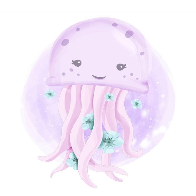 Jelly Fish Sourire Animal Mignon