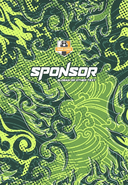 Jersey sport pattern design ready to print for sublimation