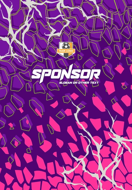 Jersey sport pattern design ready to print for sublimation