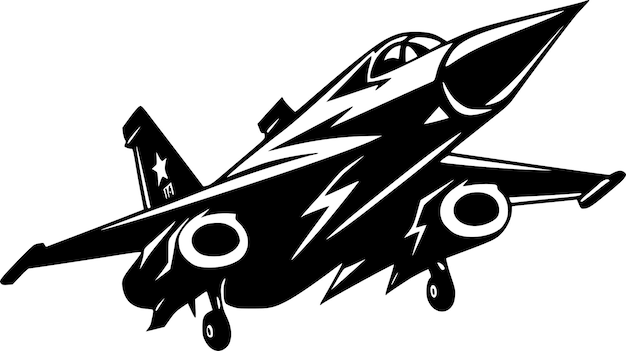 Vecteur jet fighter logo vectoriel de haute qualité illustration vectorielle idéale pour le graphique de t-shirt