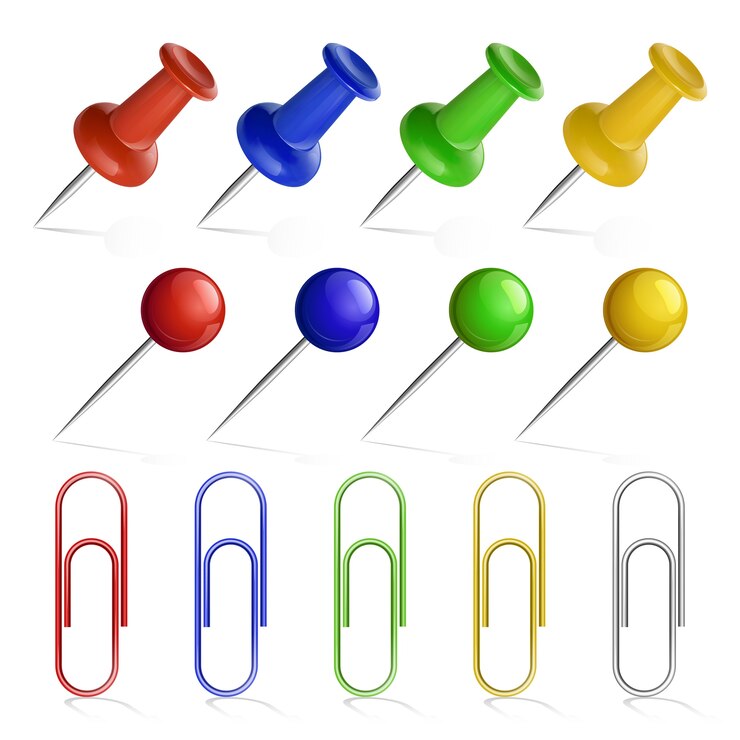 Vecteur jeu de broches