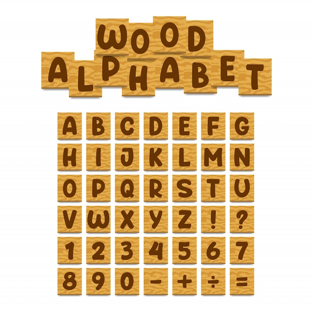 Jeu De Cartes Alphabet En Bois