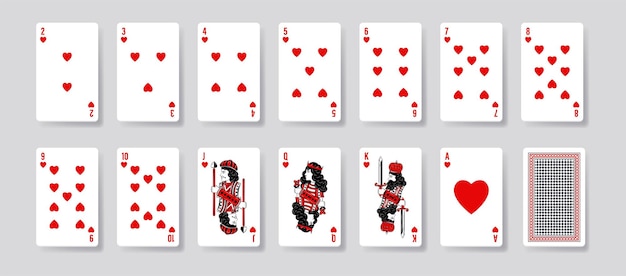 Jeu De Cartes Coeurs De Poker