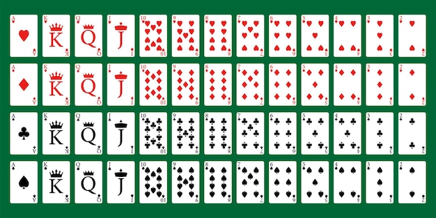 Un Jeu De Cartes à Jouer Au Poker