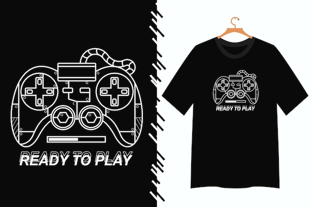 Vecteur jeu de contrôleur avec style cyberpunk pour graphique de t-shirt