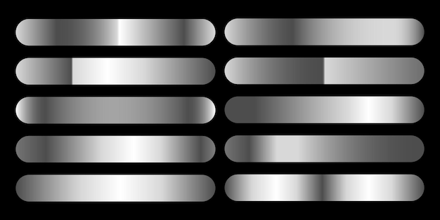jeu de couleurs métalliques
