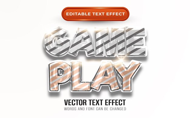 Jeu D'effet De Texte Modifiable