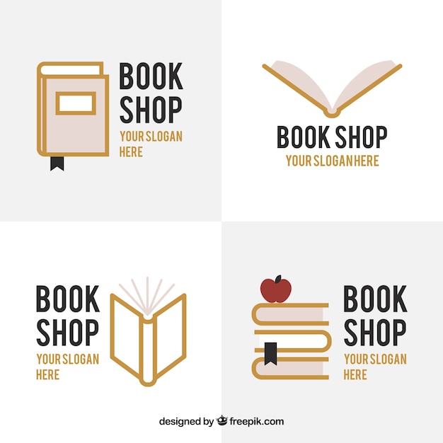 Jeu De Logos De La Librairie