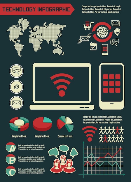 Le Jeu D'ordinateur De Technologie Infographique