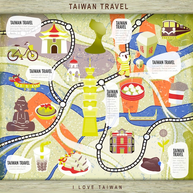 Jeu De Société De Voyage à Taïwan