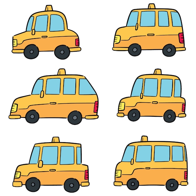 Jeu De Taxi Vector