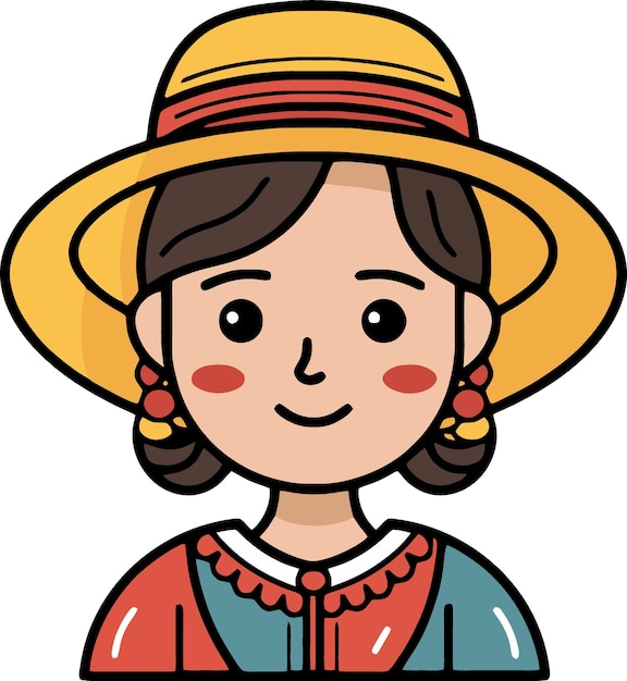 Jeune Fille à Festa Junina