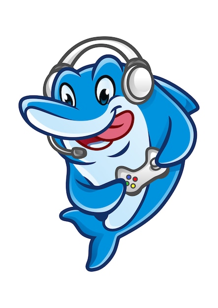 Jeux De Dolfin Mascot Design