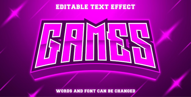 Jeux D'effets De Texte Modifiables