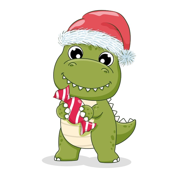 Joli Bébé Dinosaure Ou Dragon Pour Joyeux Noël Nouvel An 2023