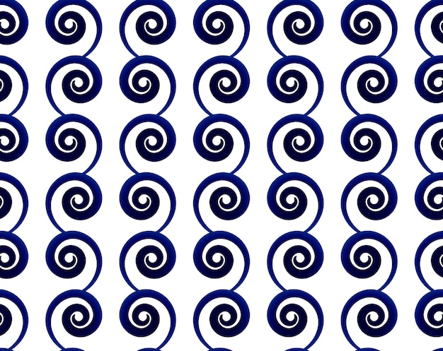 Joli motif bleu et blanc