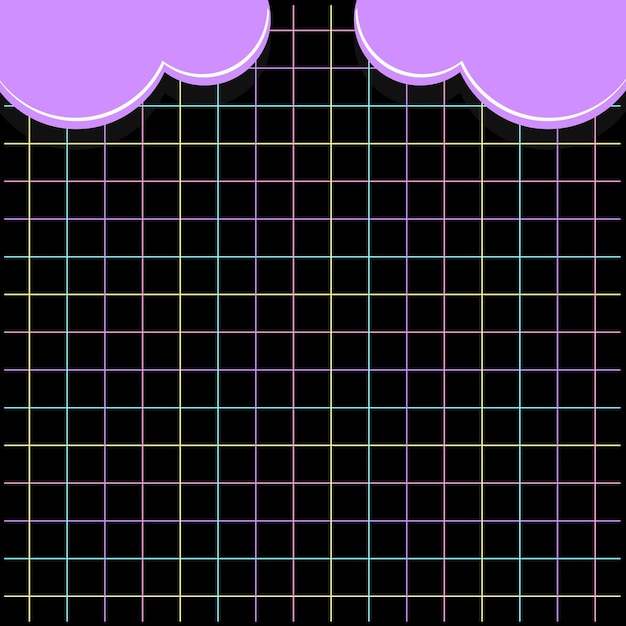 Vecteur un joli motif de grille en arrière-plan vectoriel