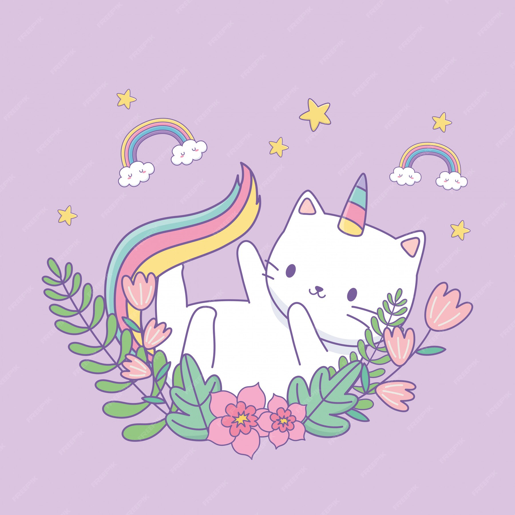 Кот Единорог
