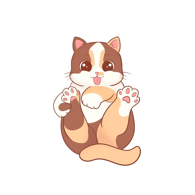 Une jolie illustration de chat.