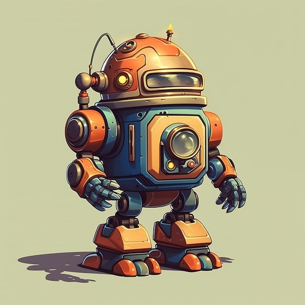 une jolie illustration de robot