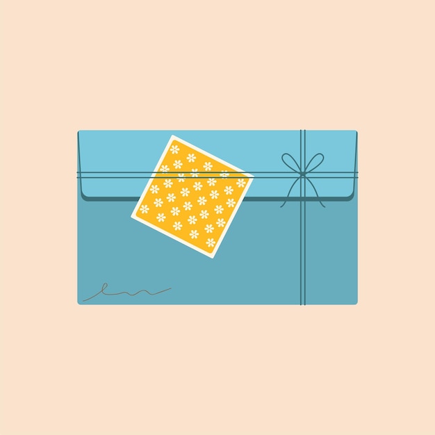 Les jolies illustrations de l'enveloppe