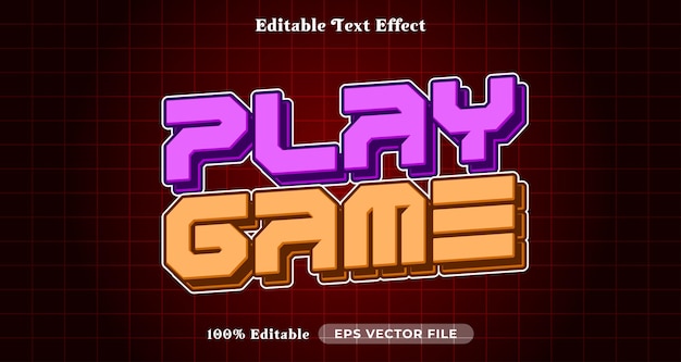 jouer au jeu Éditable Text Effect Font Style sur le style graphique