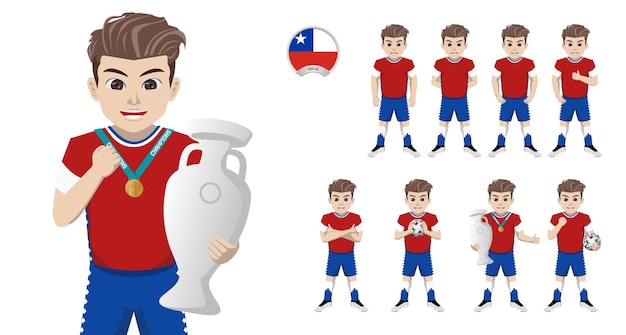 Joueur de football de l'équipe nationale du Chili