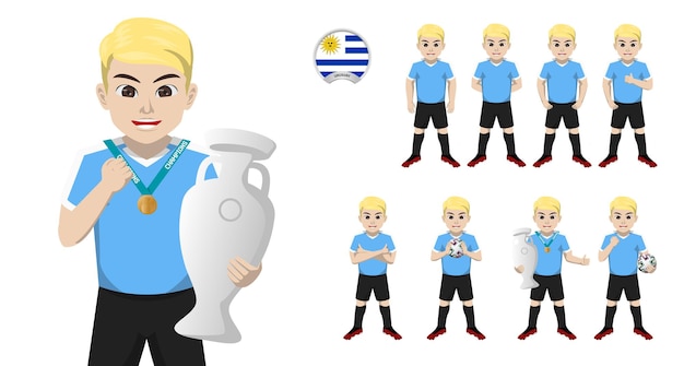 Joueur de football de l'équipe nationale d'Uruguay