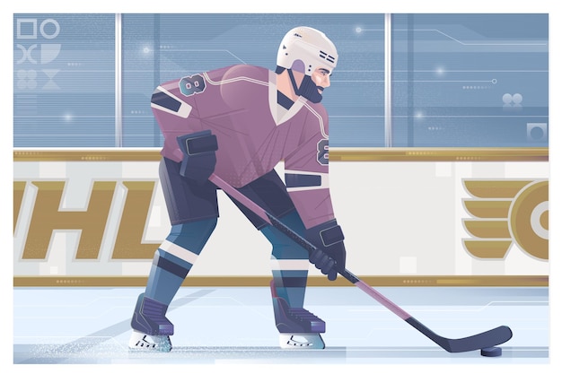 Les joueurs du championnat du monde de hockey sur glace tirent