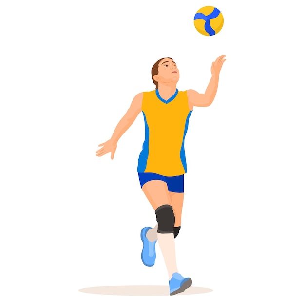 Joueuse de volley-ball professionnelle