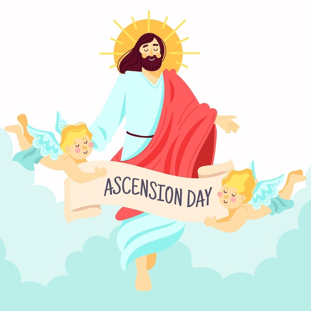 Jour De L'ascension De La Résurrection De Jésus