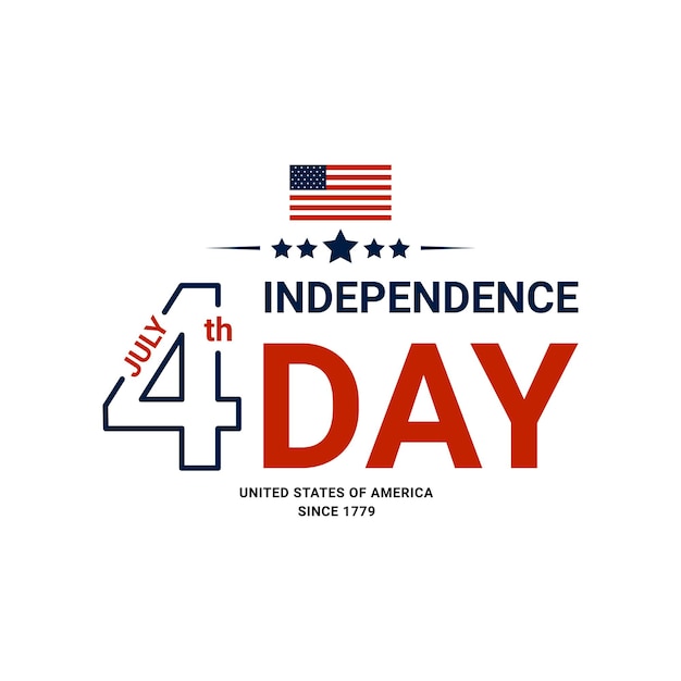 Jour De L'indépendance Des états-unis 4 Juillet Liberté Américaine Adaptée Aux Arrière-plans T-shirts Vêtements Affiches Bannières Et Autres