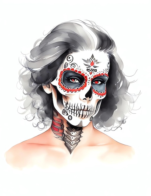 Le jour des morts homme Dia de los Muertos